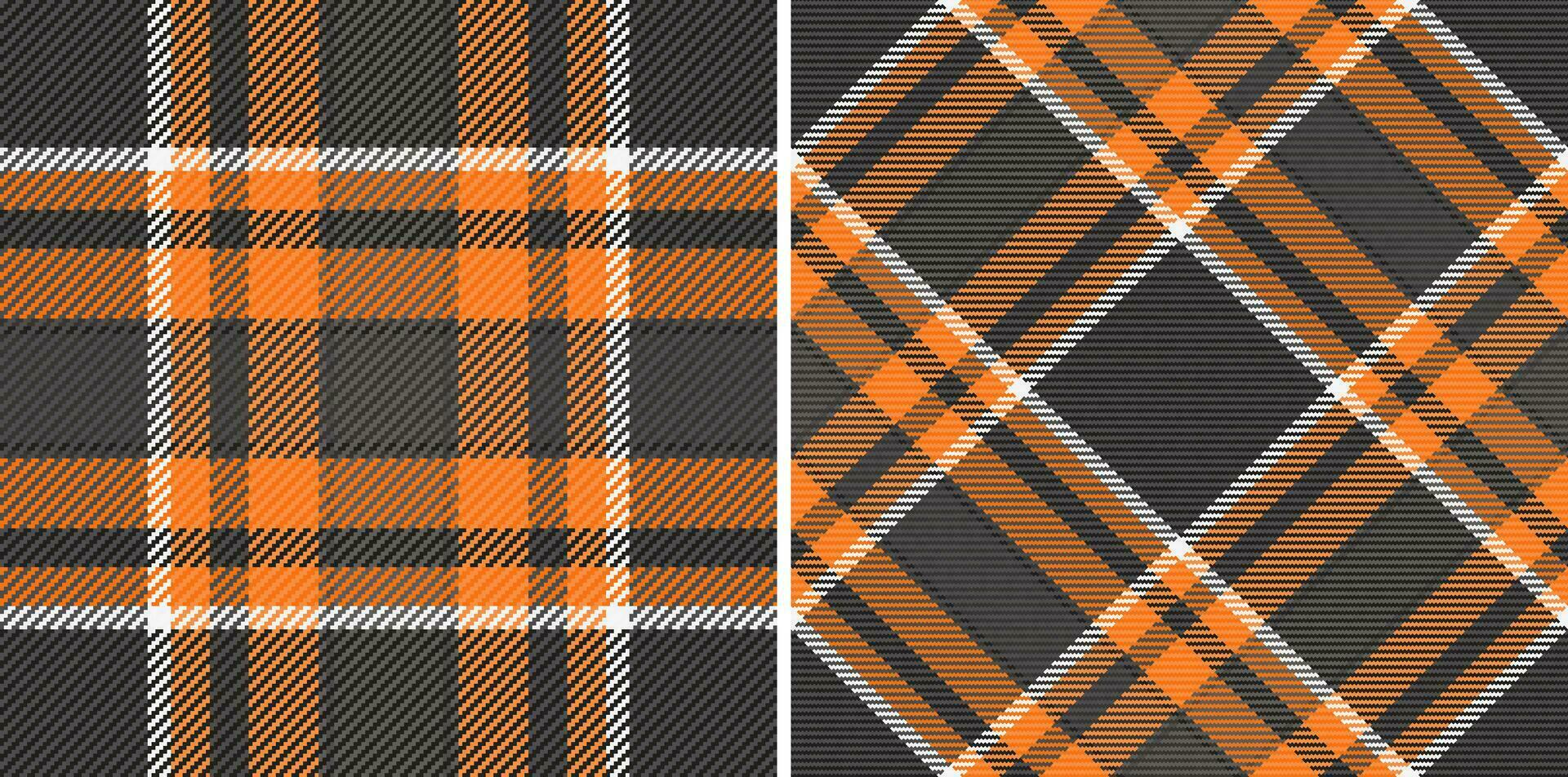 controleren structuur achtergrond van Schotse ruit plaid kleding stof met een textiel patroon vector naadloos. reeks in retro kleuren voor slank rok mode.