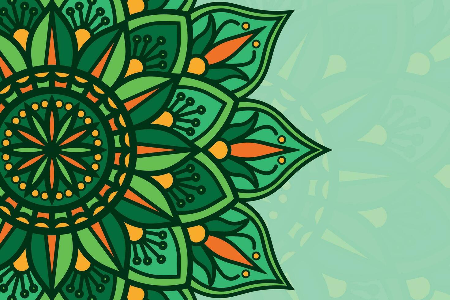 vector luxe sier- kleurrijk mandala ontwerp achtergrond
