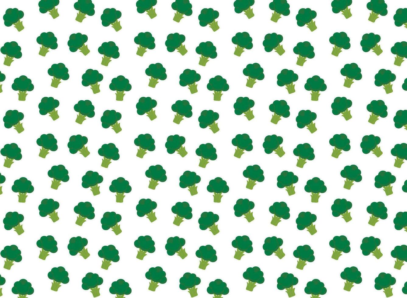 broccoli patroon, illustratie, ideaal voor ontwerp of achtergronden en prints vector