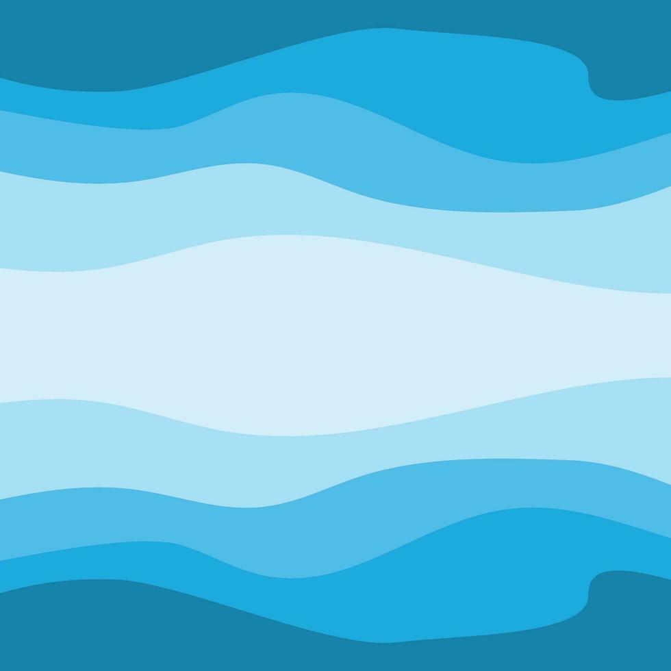 water Golf achtergrond ontwerp, abstract vector blauw oceaan behangpapier sjabloon