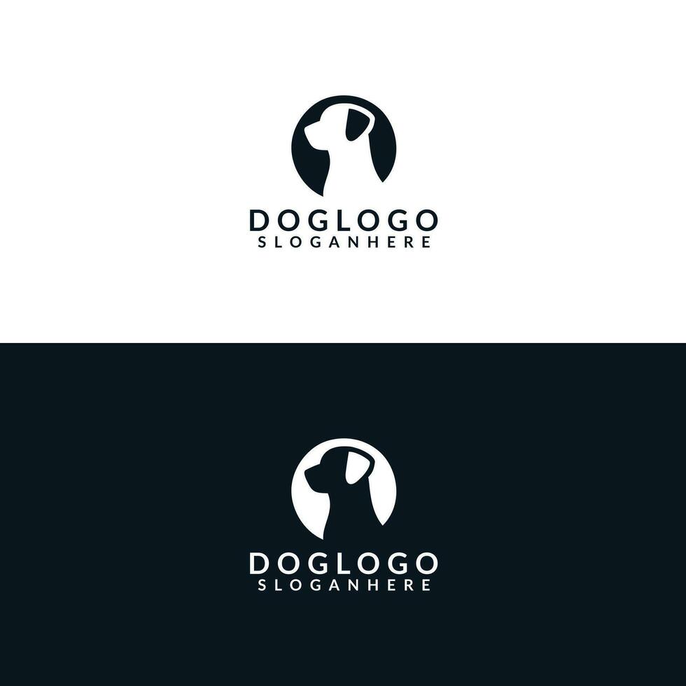 een elegant en professioneel logo voor een hond uiterlijke verzorging bedrijf vector