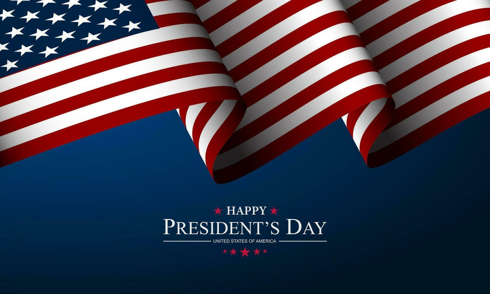 gelukkig van de president dag achtergrond ontwerp. banier, poster, groet kaart. vector illustratie
