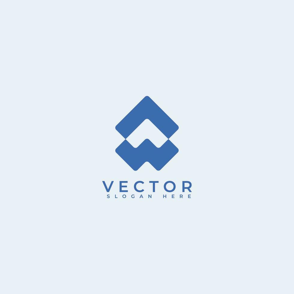 kleding factie logo ontwerp inspiratie. w een vector logo