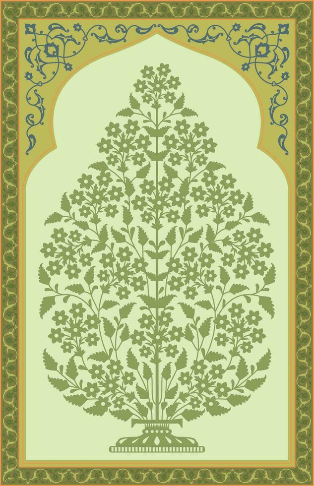 decoratief fabriek illustratie voor muur schilderen. botanisch bloemen textiel ontwerp, digitaal afdrukken. vector