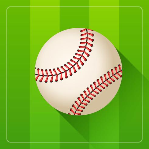 Honkbal Ball realistische Vector