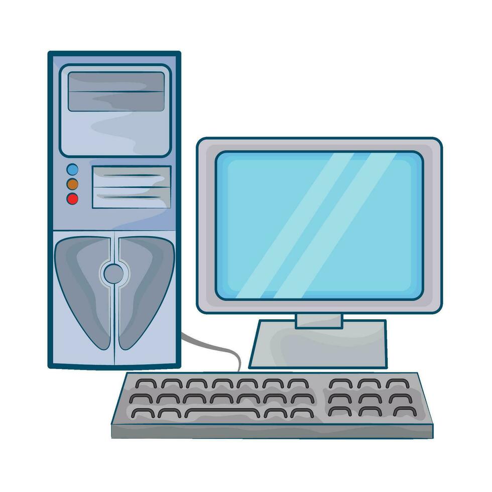 persoonlijk computer illustratie vector