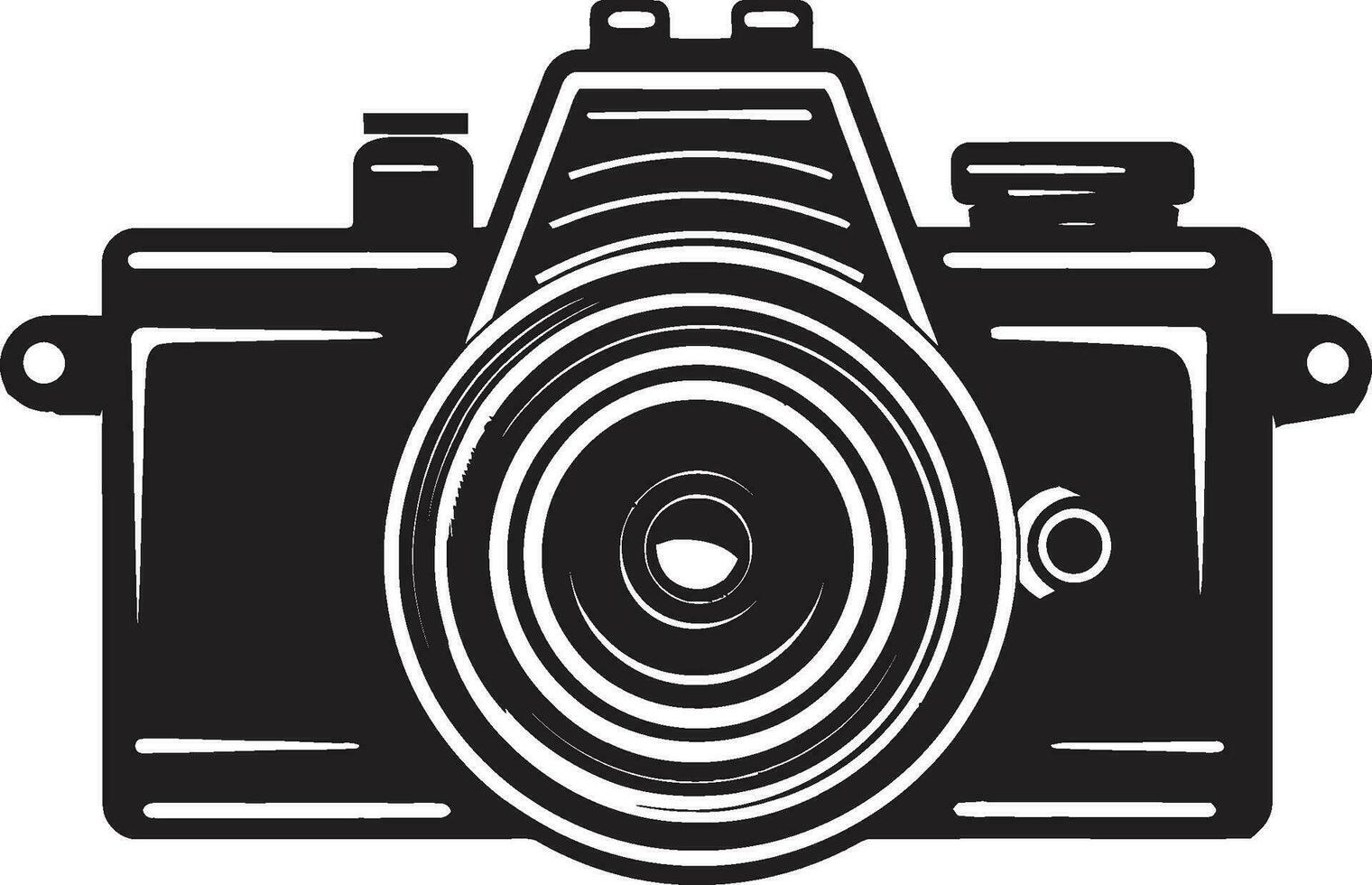 lenskunst strak vector camera symbool sluiterteken elegant camera vector embleem