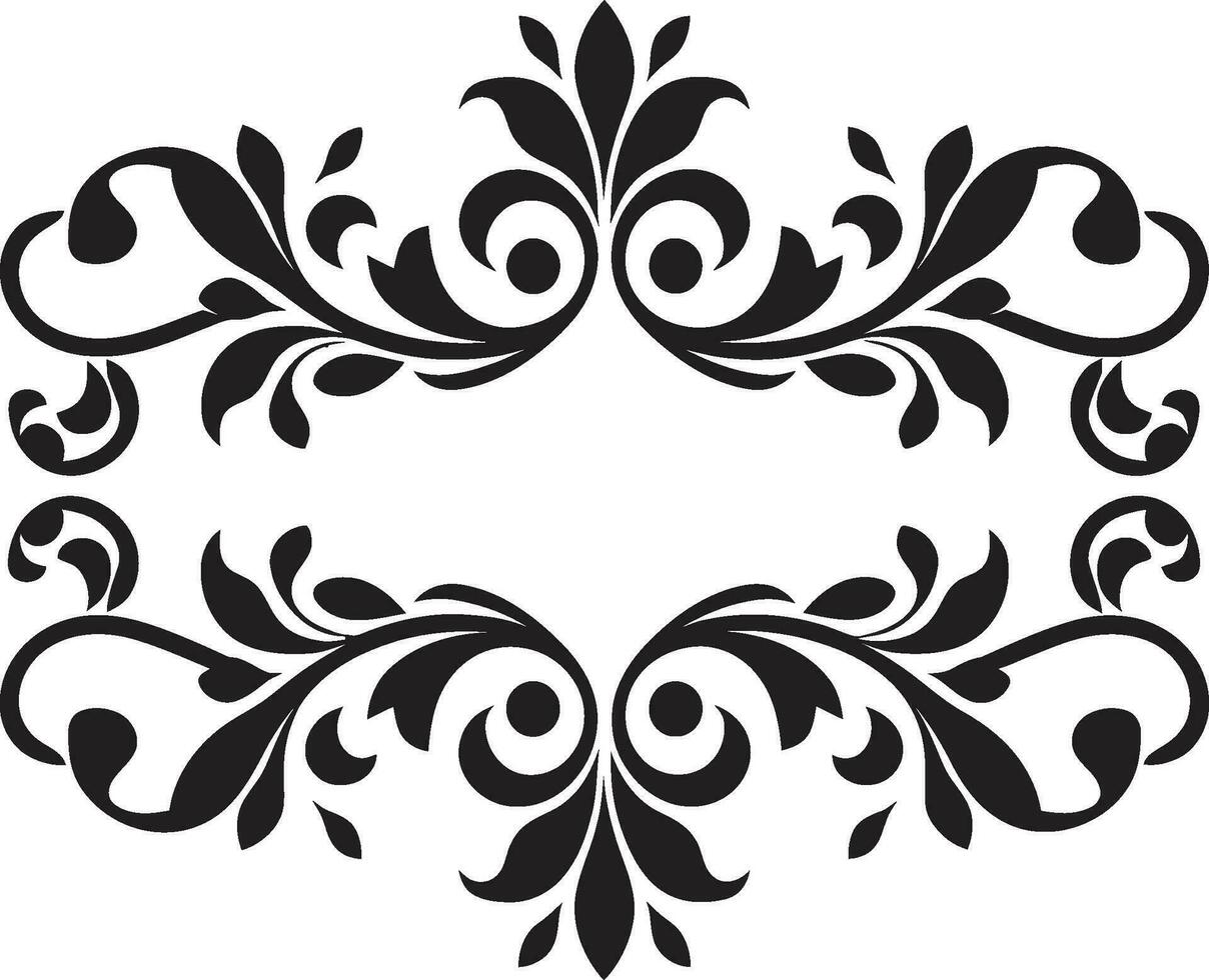 vorstelijk sier- symmetrie decoratief embleem icoon luxe verfraaid versieringen logo icoon vector