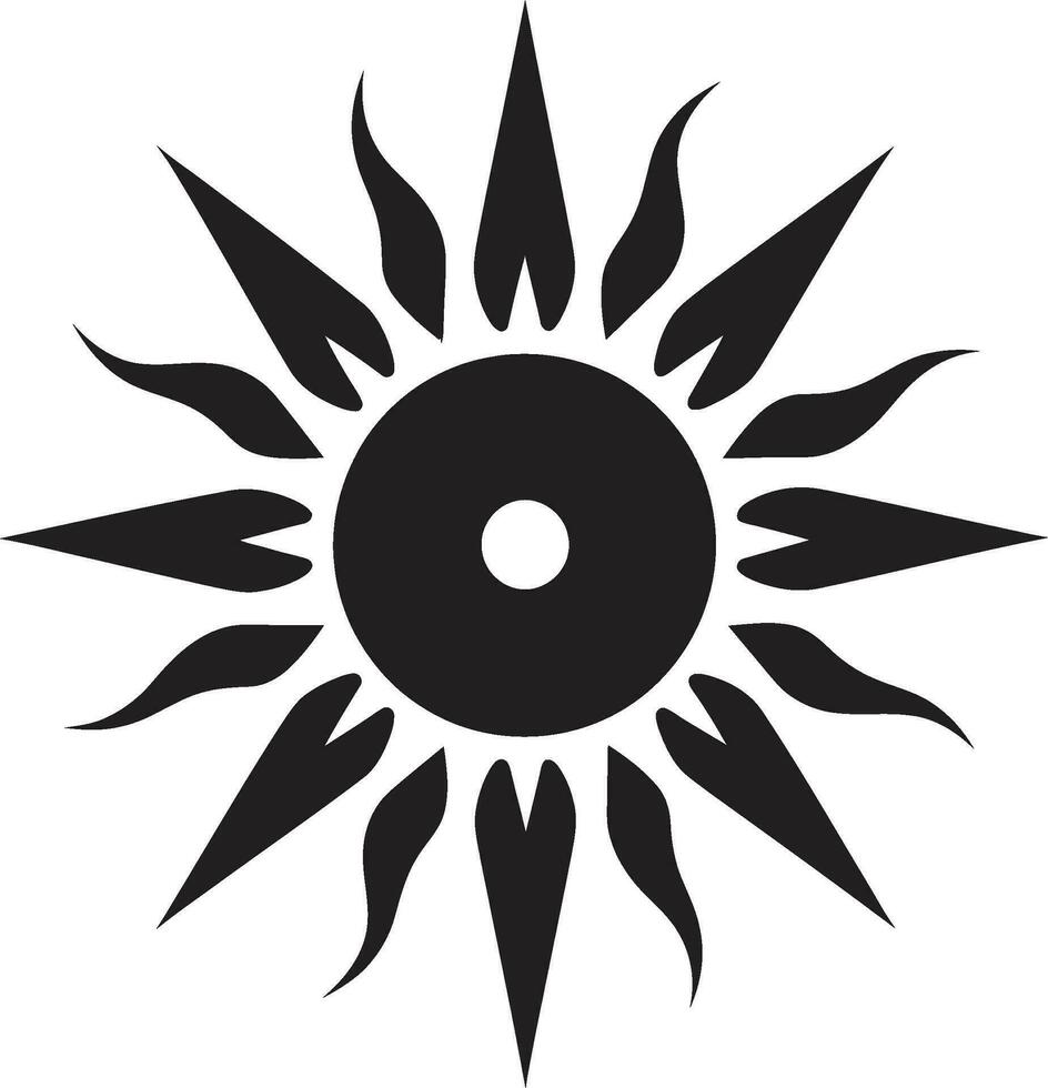 daglicht genot zon insigne zonnestraal schijnen zon logo icoon vector