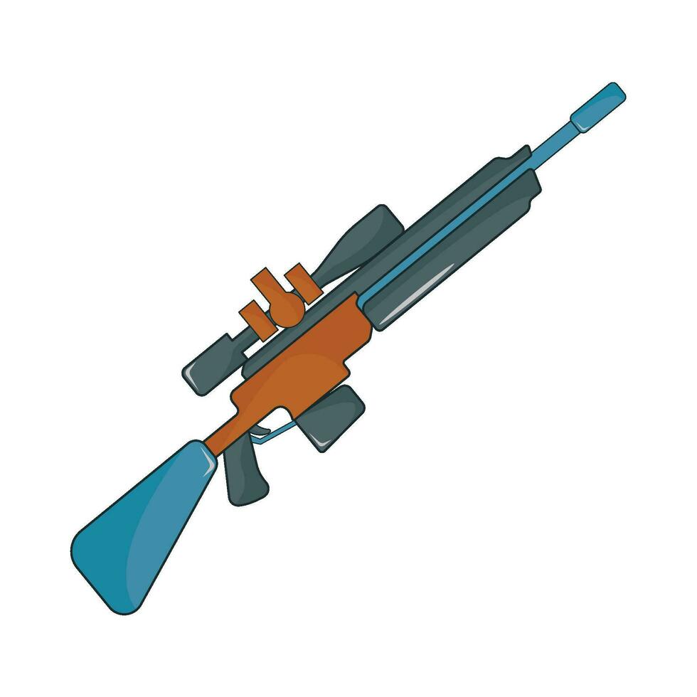 jachtgeweer wapen illustratie vector