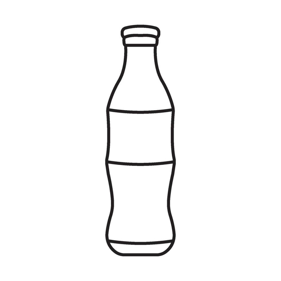 Frisdrank fles icoon vector