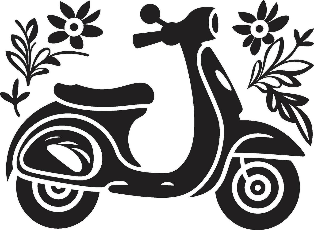 grootstedelijk glijden dynamiek vector logo ontwerp scooters stedelijk elegantie iconisch embleem icoon