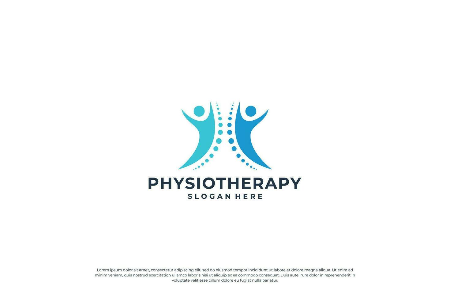 gezondheidszorg medisch logo ontwerp. fysiotherapie logo ontwerp verzameling. vector