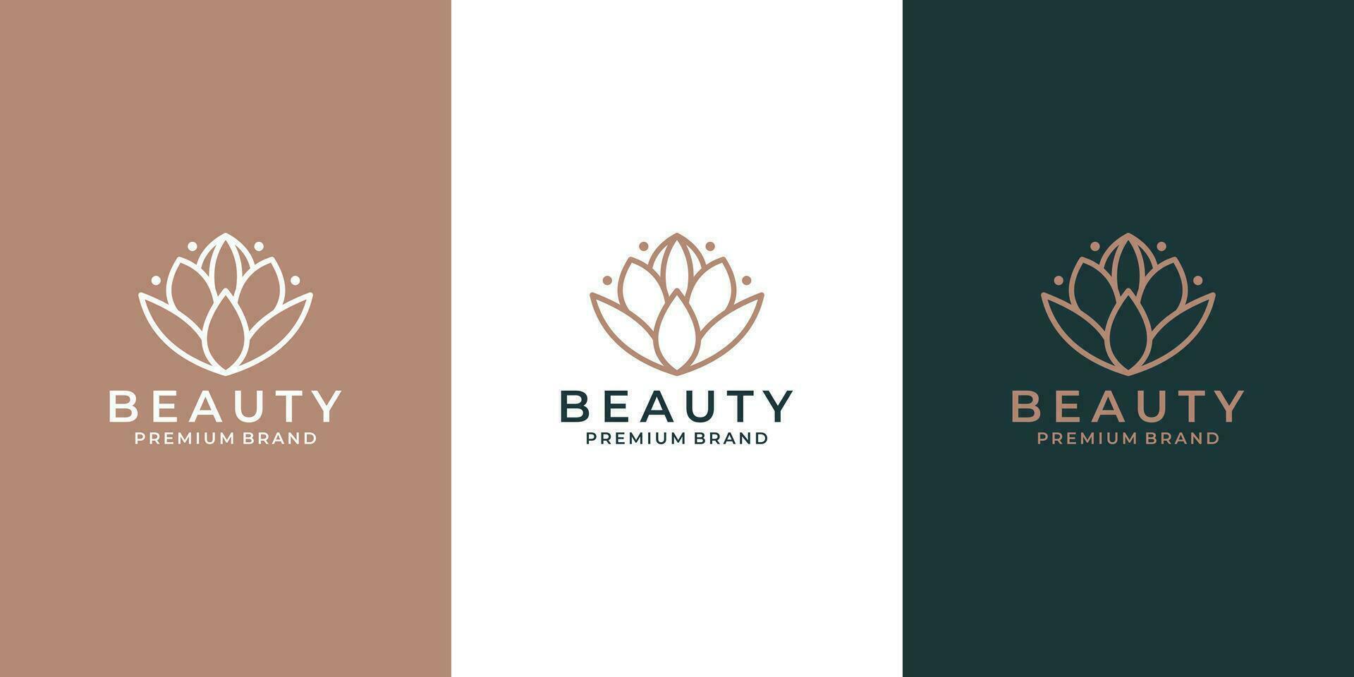 elegantie lotus bloem logo ontwerp vector voor uw bedrijf salon, spa, kunstmatig hotel enz