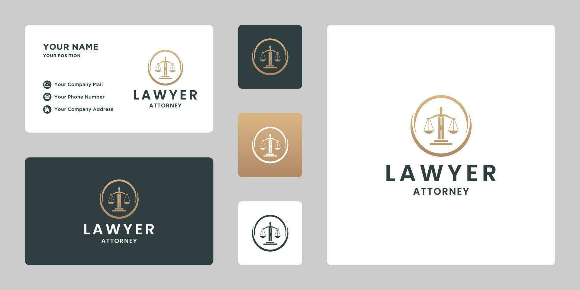 gouden gerechtigheid logo ontwerp inspiratie voor advocaat en wet handhaver vector