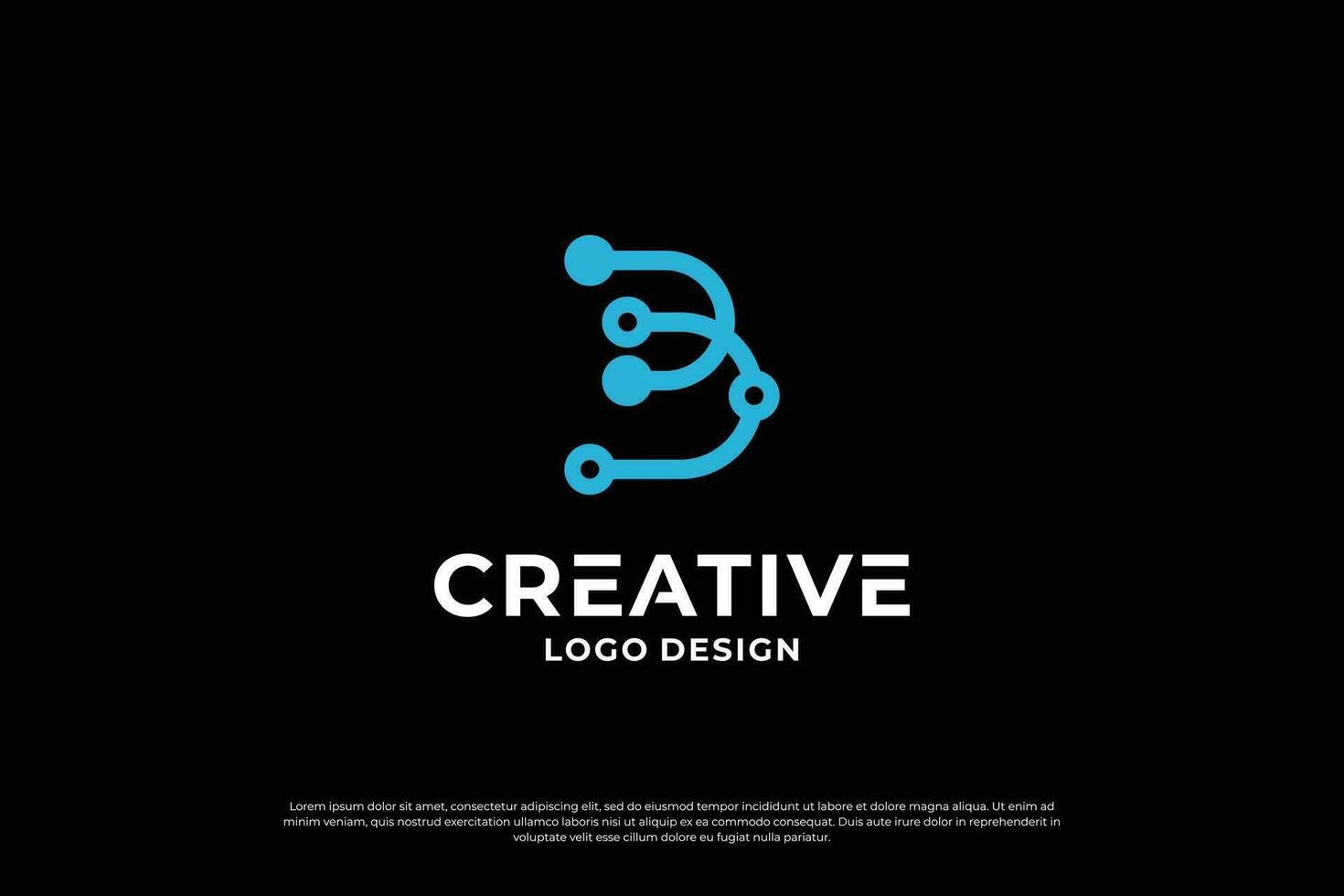 brief b logo ontwerp sjabloon. creatief eerste brieven b logo symbool. vector