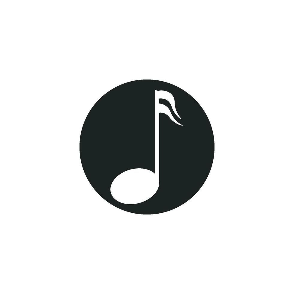 muzieknoot pictogram vector