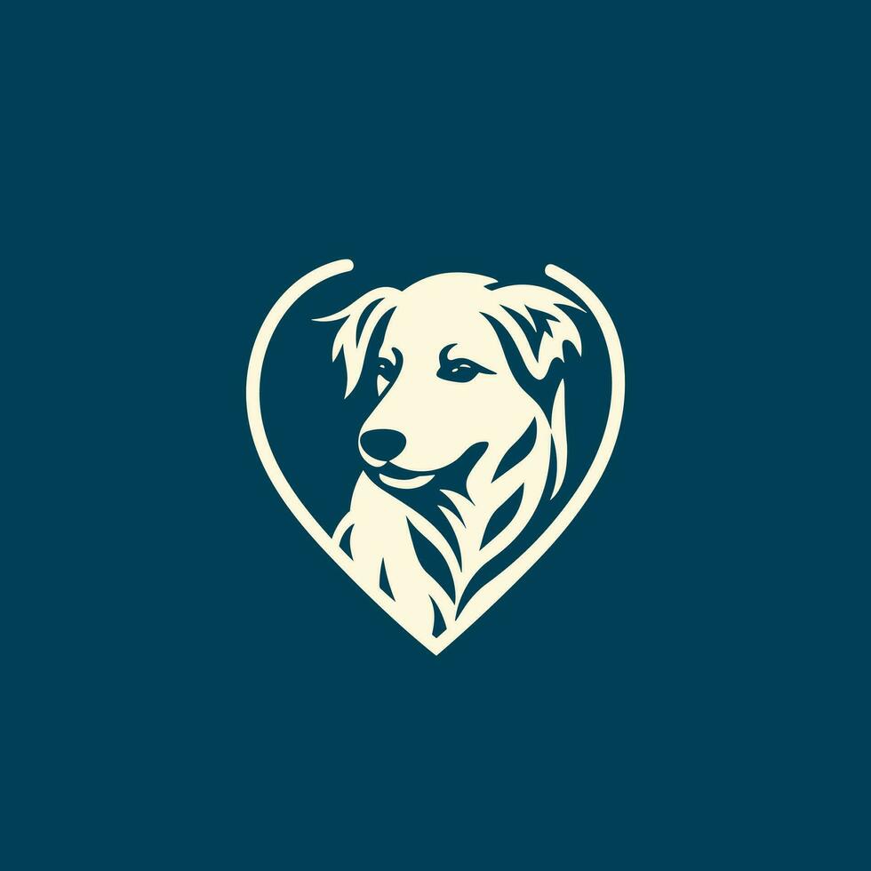 veterinair apotheek gevulde wit logo. huisdier behandeling. Gezondheid zorg. hond silhouet. ontwerp element. gemaakt met kunstmatig intelligentie. ai kunst voor zakelijke branding, dier ziekenhuis, hond dierenarts vector