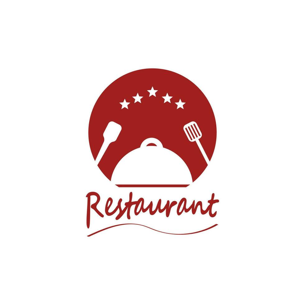 restaurant logo vector sjabloon illustratie