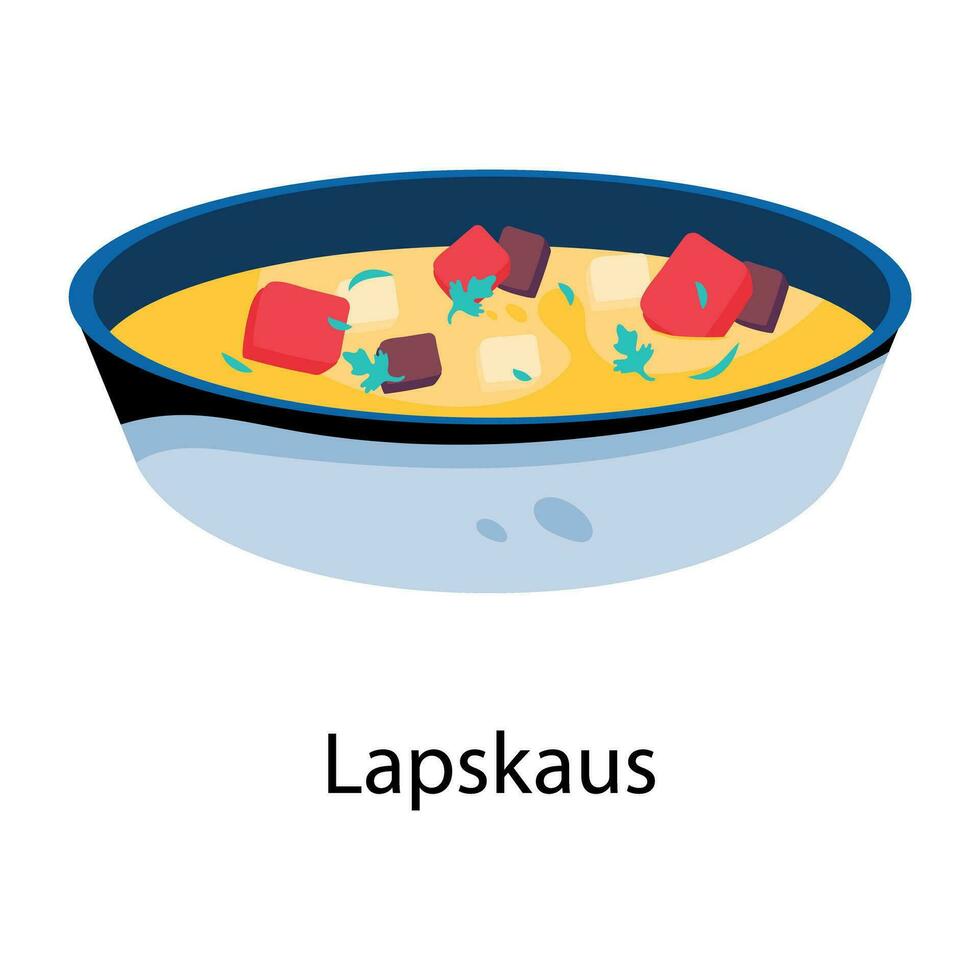 modieus lapskaus concepten vector