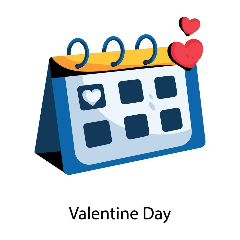 trendy valentijnsdag vector