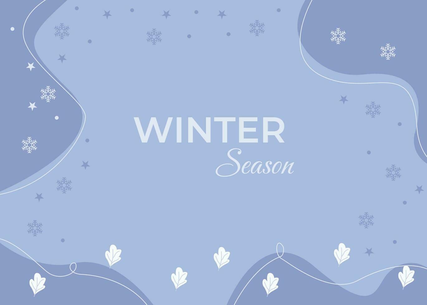 winter poster banier sjabloon ontwerp minimalistische winter achtergrond vector