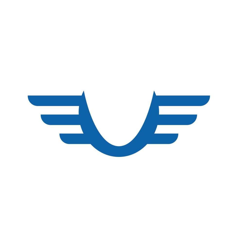 abstract Vleugels logo ontwerp sjabloon vector