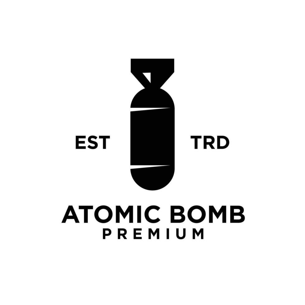 atomair bom logo icoon ontwerp illustratie vector