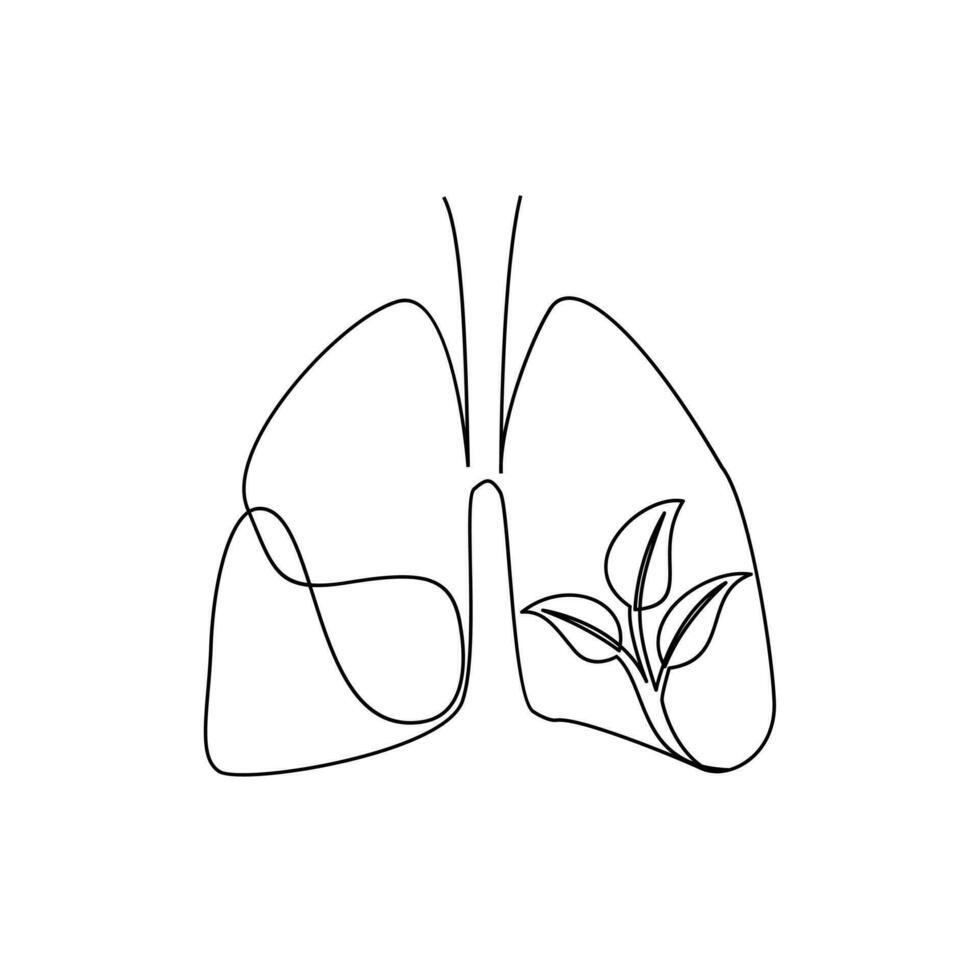 long single lijn illustratie tekening vector