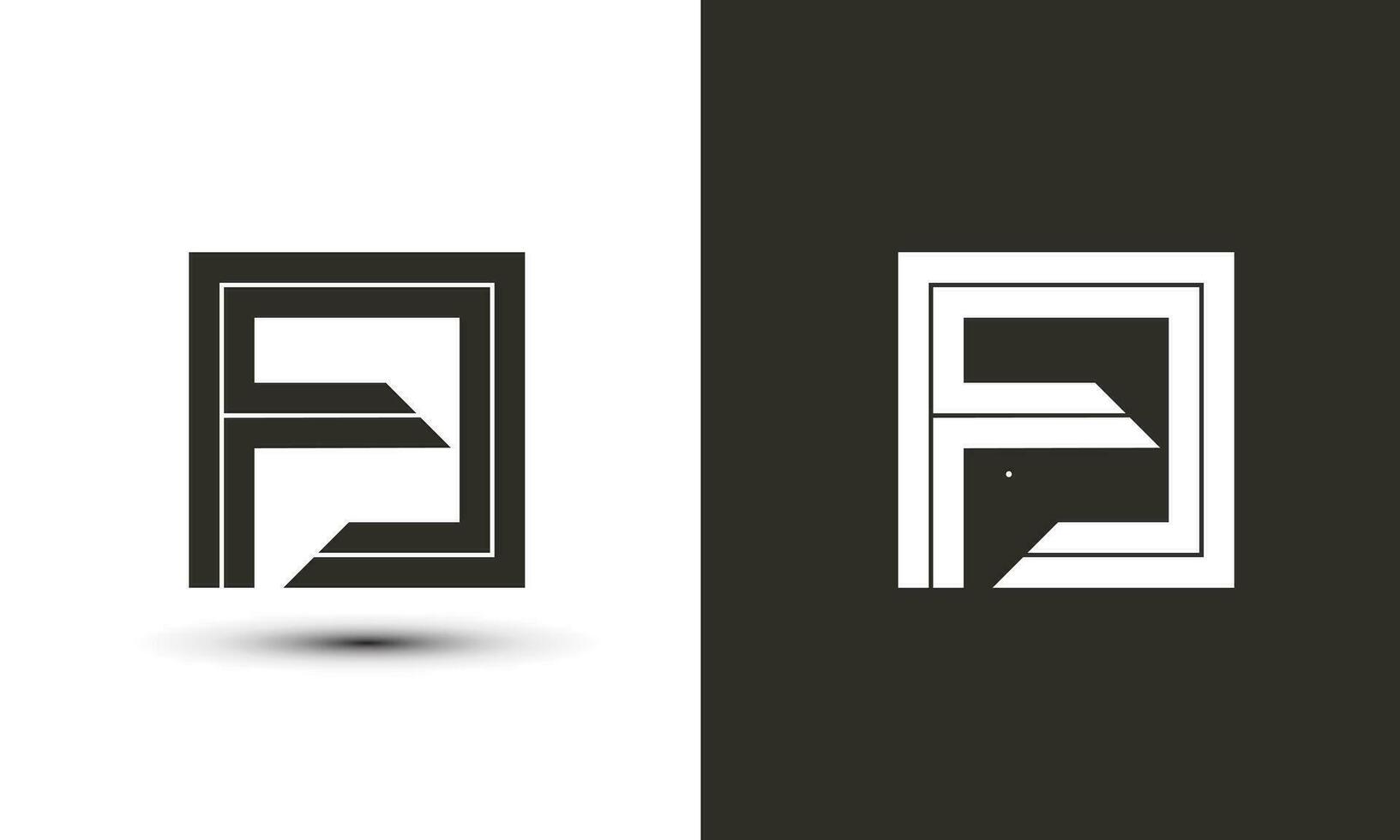 modern uniek brief fj elementen in een gemakkelijk en modern stijl. zo deze logo heeft een hoog niveau van leesbaarheid in divers maten en kan worden gebruikt in divers media gemakkelijk. vector