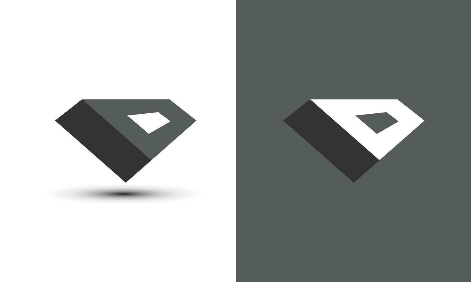 uniek diamant brief O deze logo heeft een hoog niveau van leesbaarheid in divers maten en kan worden gebruikt in divers media gemakkelijk. vector