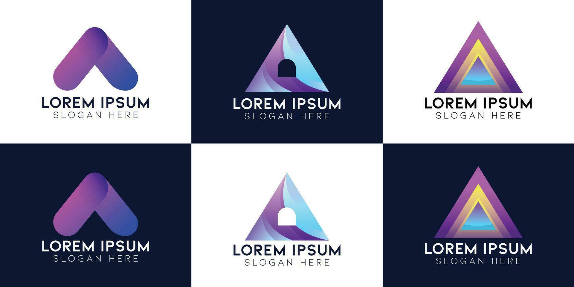 reeks creatief verzameling brief een logo ontwerp sjabloon. creatief idee symbool voor persoonlijk branding, bedrijf, bedrijf vector