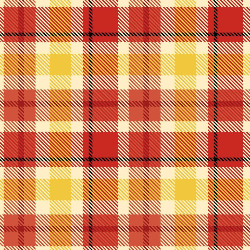 Schotse ruit plaid naadloos patroon. Schots plaid, sjabloon voor ontwerp ornament. naadloos kleding stof textuur. vector illustratie