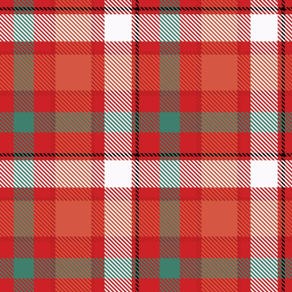 Schots Schotse ruit plaid naadloos patroon, katoenen stof patronen. sjabloon voor ontwerp ornament. naadloos kleding stof textuur. vector illustratie