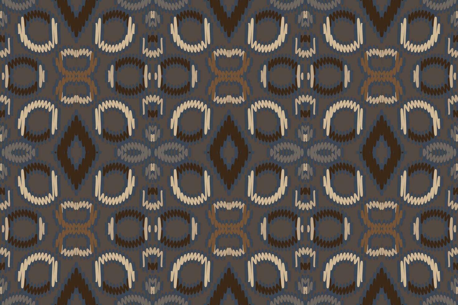 nordic patroon naadloos mughal architectuur motief borduurwerk, ikat borduurwerk vector ontwerp voor afdrukken Indonesisch batik motief borduurwerk inheems Amerikaans Kurta mughal ontwerp