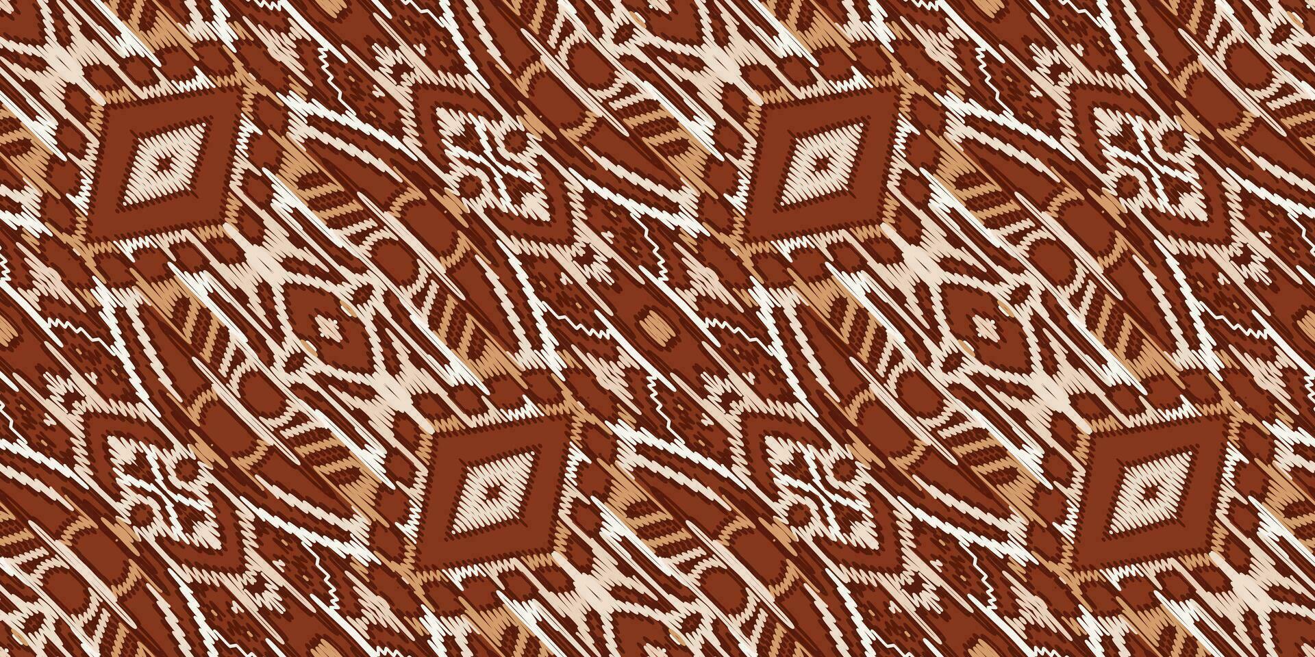 zijde kleding stof patola sari patroon naadloos mughal architectuur motief borduurwerk, ikat borduurwerk vector ontwerp voor afdrukken Egyptische patroon Tibetaans mandala bandana