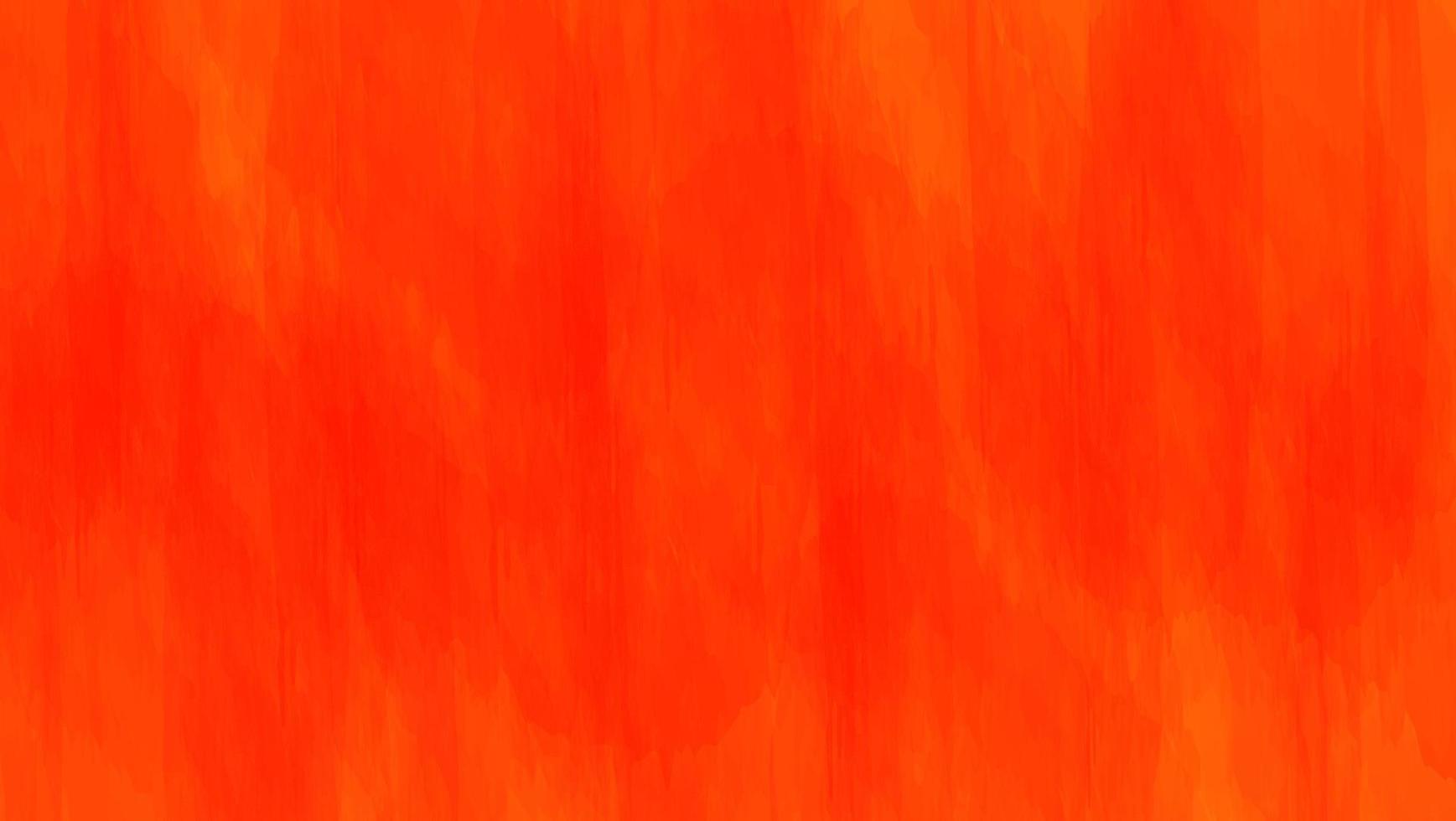 abstracte gradiënt helder rood oranje aquarel verf textuur achtergrond vector