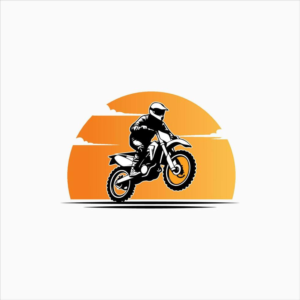 motorcross logo vector