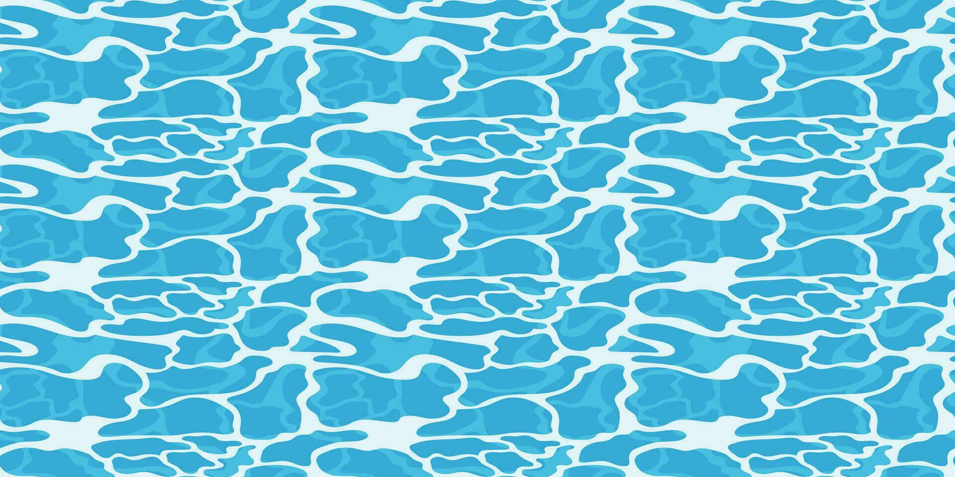 golven van blauw water. een sjabloon met een zwembad van water. abstract zwemmen zwembad achtergrond. de bodem van de zwembad. water in de zwembad. zomer achtergrond. vector. vector