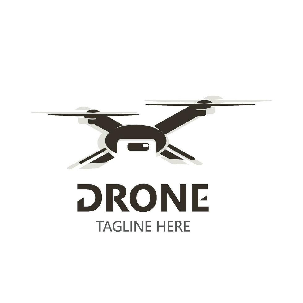 dar antenne met camera vector sjabloon icoon. logo fotografie dar vector. quadcopter vlak stijl