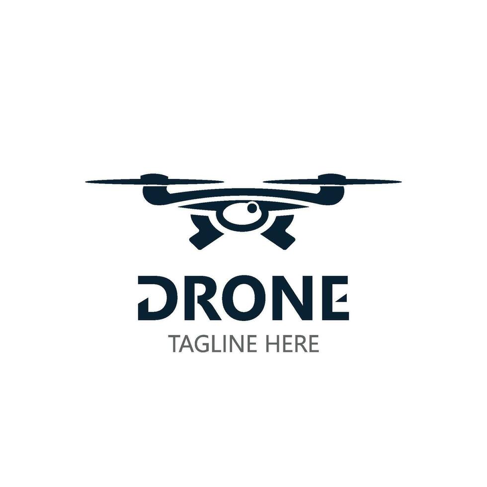 dar antenne met camera vector sjabloon icoon. logo fotografie dar vector. quadcopter vlak stijl