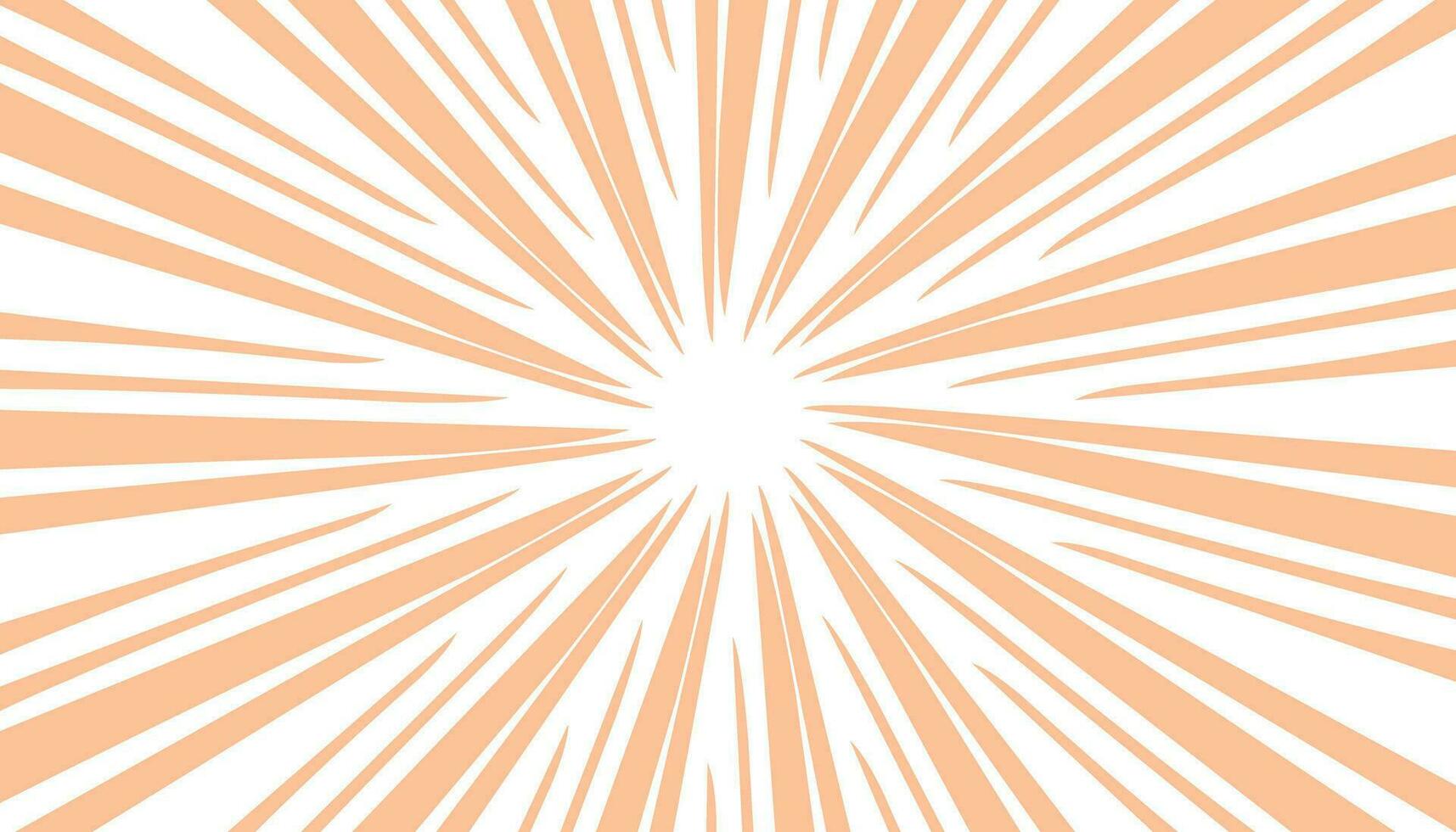 een wit en oranje zon barsten achtergrond vector