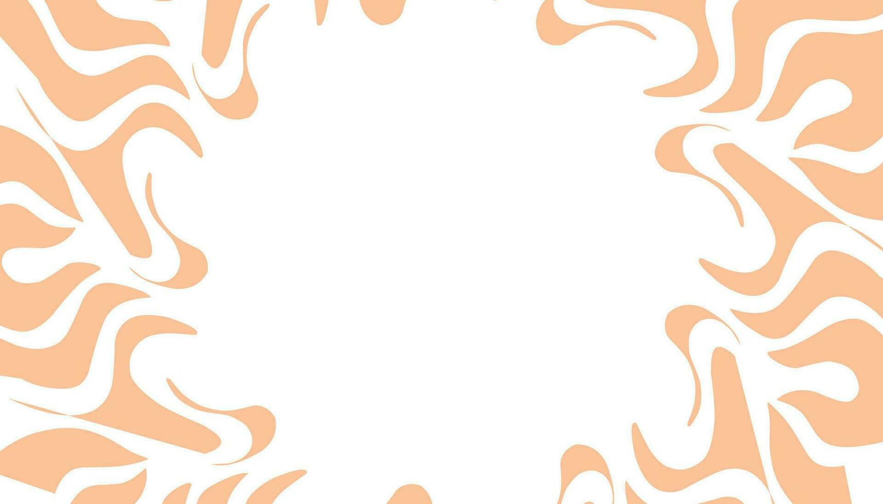 een oranje en wit achtergrond met golvend lijnen vector