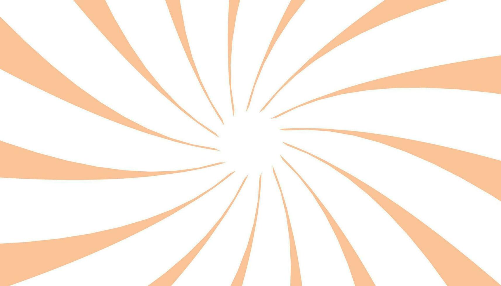 een spiraal patroon in oranje en wit vector
