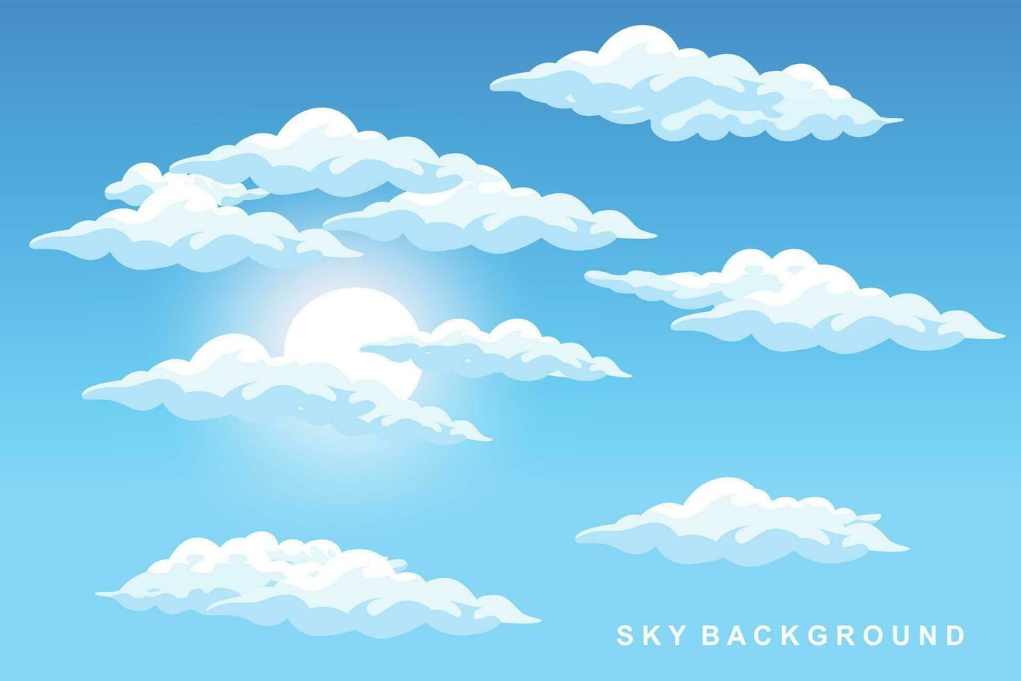 lucht wolk achtergrond ontwerp illustratie sjabloon vector decor banier en poster