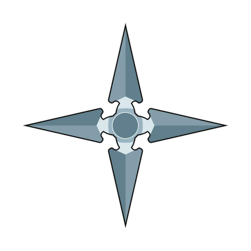 shuriken Japan illustratie vector
