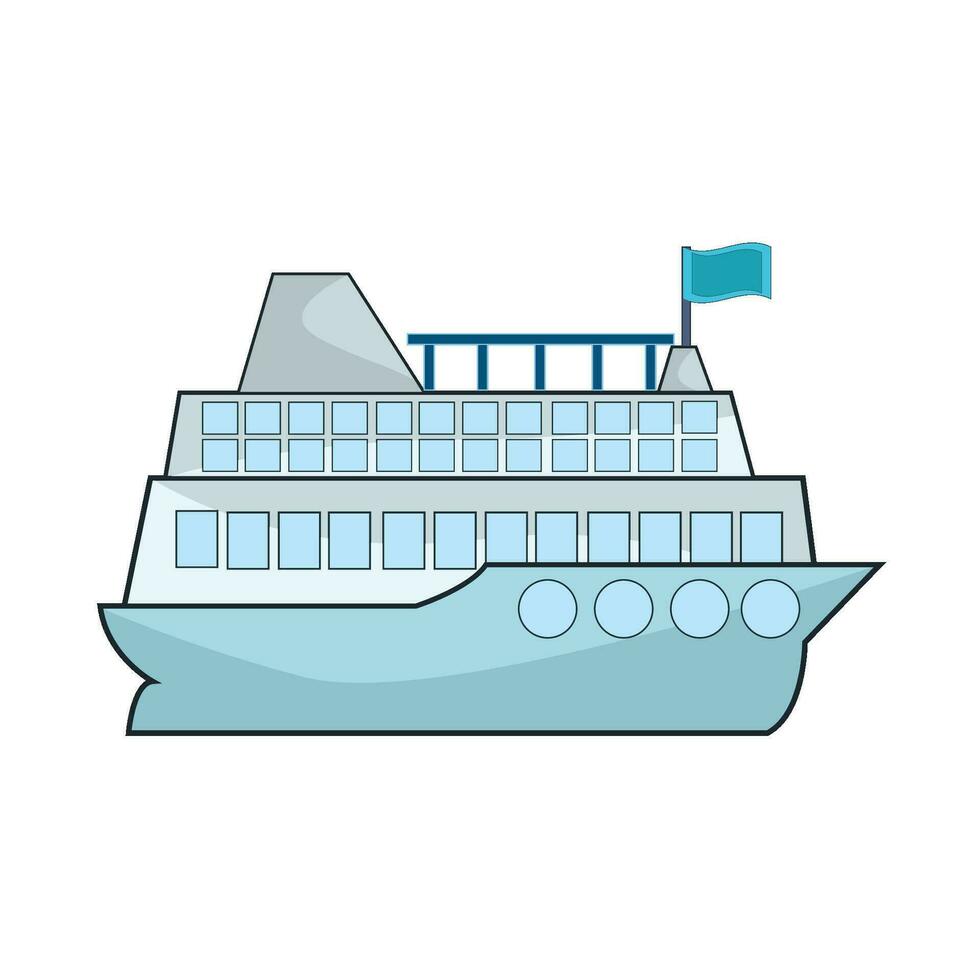 cruiseschip illustratie vector
