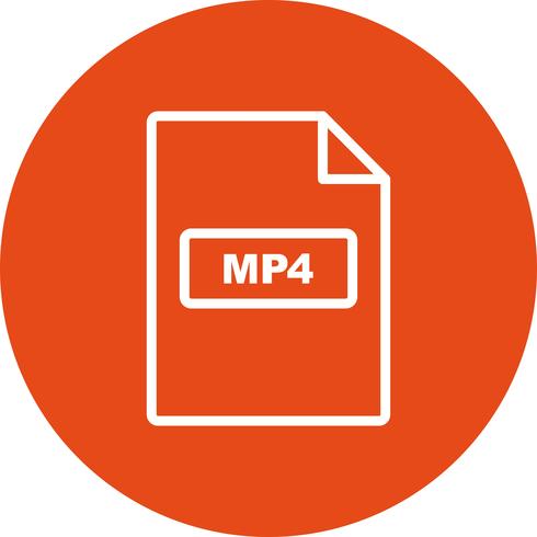 MP4 Vector pictogram