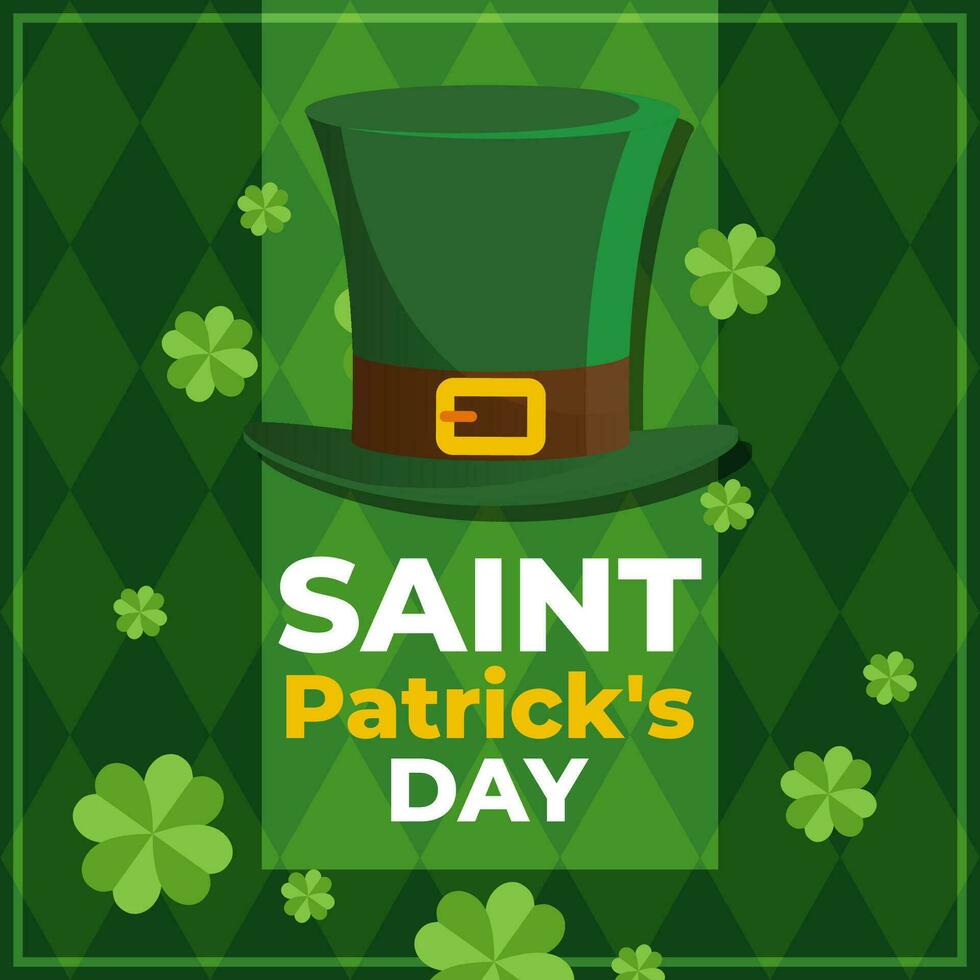 st. Patrick dag illustratie vector achtergrond. vector eps 10