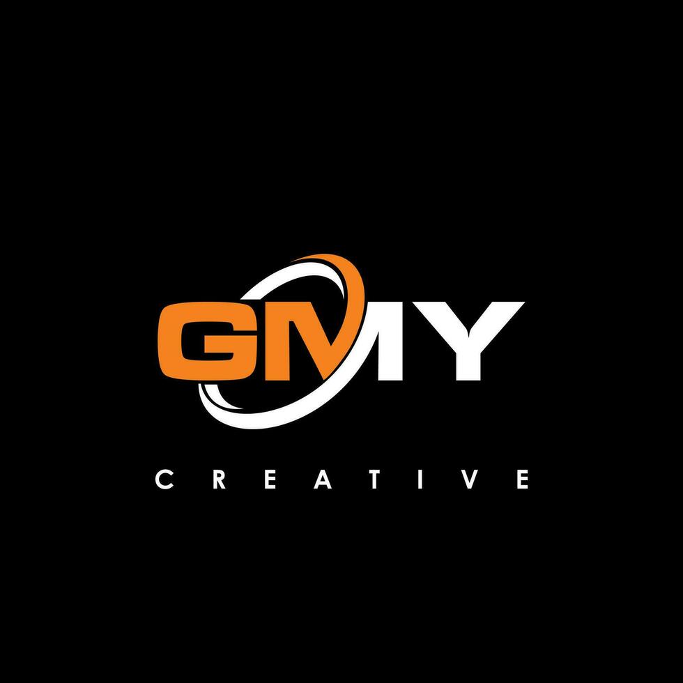 gmy brief eerste logo ontwerp sjabloon vector illustratie